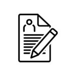 Icon for enrollment, nomination, recruitment, registration, agreement